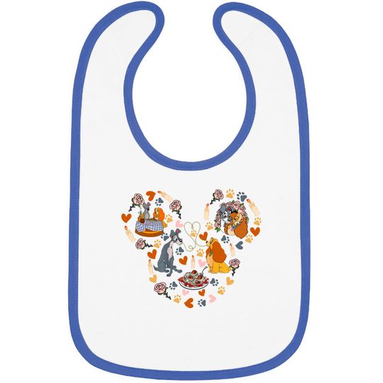 Lady and the Tramp Bibs, Disney dog mom Bib