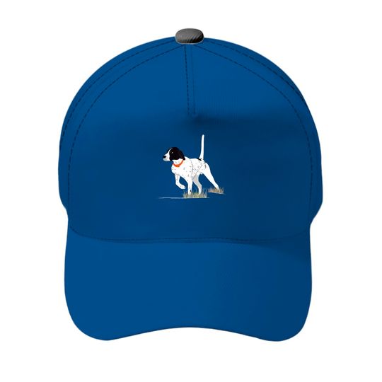 Bird Hunting Hunter English Pointer Dog Baseball Caps