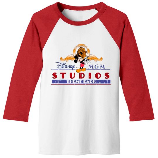 Disney MGM Shirt, Vintage Style MGM Studios Baseball Tees
