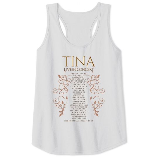 Tina Turner Concert Tour Tank Tops