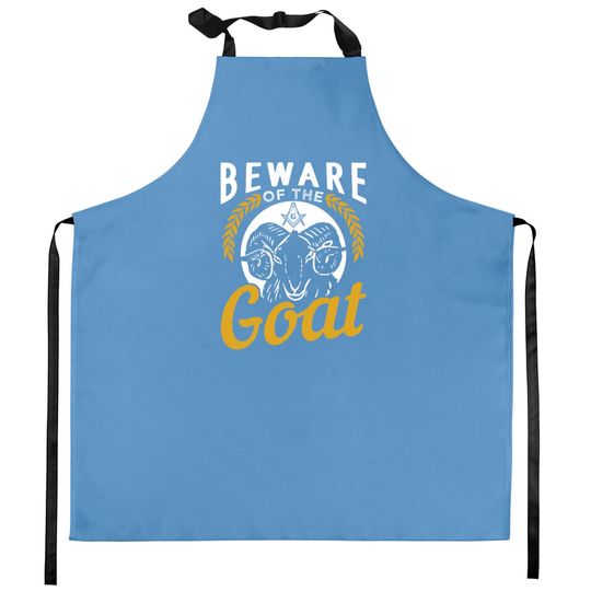 Masonic goat goat Kitchen Aprons