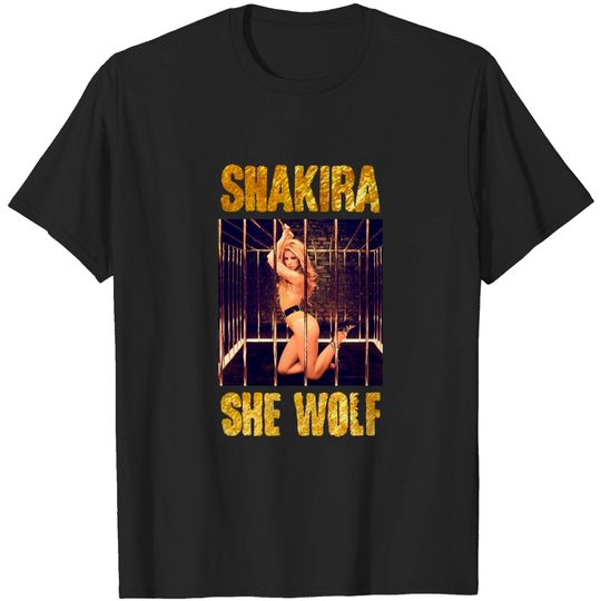 she wolf gold - Shakira - T-Shirt