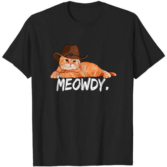 Kitten Lovers Gift Meowdy Texas Cat T-Shirt
