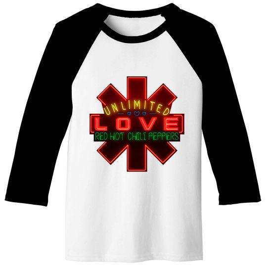 Red Hot Chili Peppers x Unlimited Love Short-Sleeve Unisex Baseball Tees