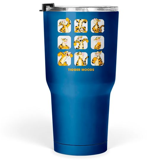 Disney Tigger Moods Cute Face Winnie The Pooh Unisex Gift Tumblers 30 oz