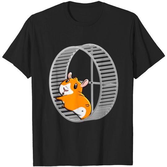 Discover Hamster In A Hamster Wheel T-shirt