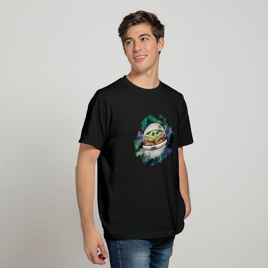 Baby Yoda Shirt, Baby Yoda in Space Shirt, Disney Yoda T-Shirt