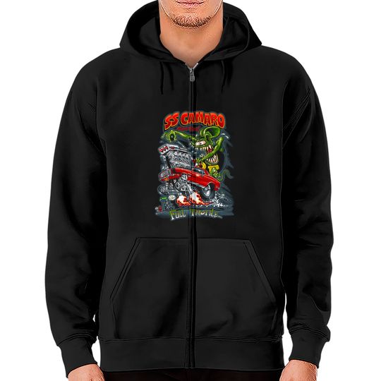 Rat Fink SS Camaro Zip Hoodies