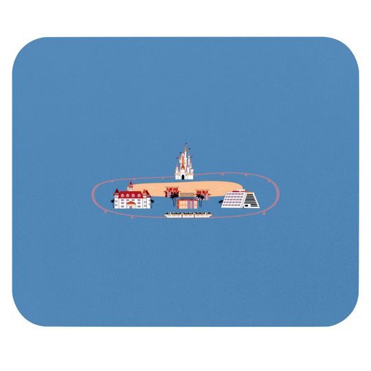 The Monorail Loop - Disney - Mouse Pads