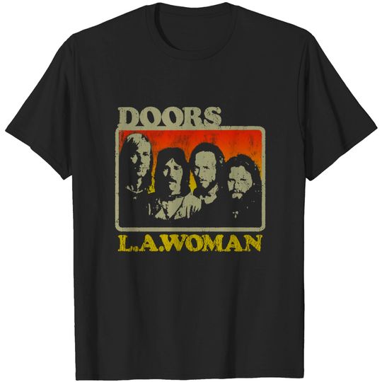 The Doors LA Woman Band Jim Morrison Rock Tee T-Shirt