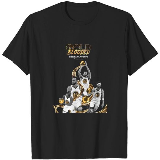 Warriors Gold Blooded Shirt, Warriors Gold Blooded 2022 Playoffs Shirt