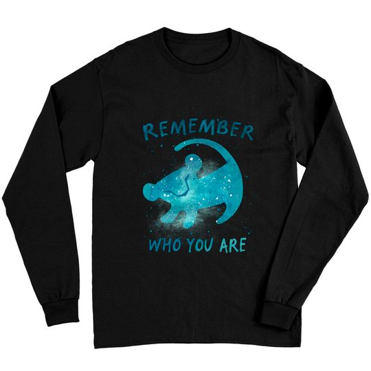 Disney The Lion King Simba Remember Who You Are Splatter Long Sleeves