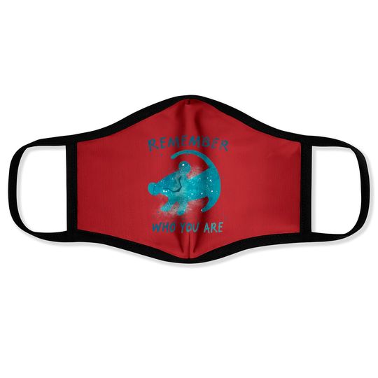 Disney The Lion King Simba Remember Who You Are Splatter Face Masks