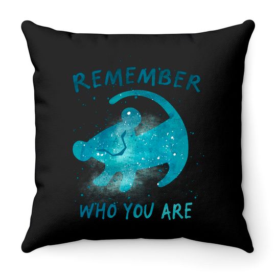 Disney The Lion King Simba Remember Who You Are Splatter Throw Pillows