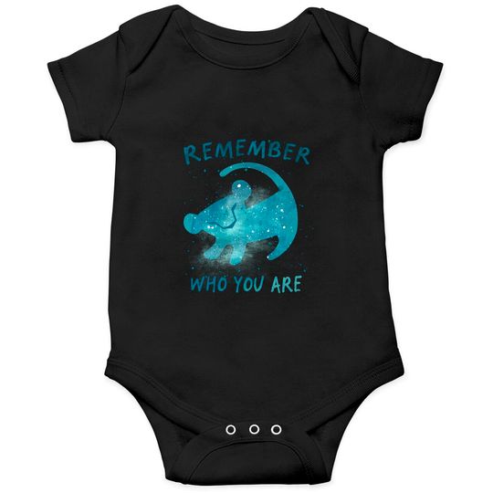 Disney The Lion King Simba Remember Who You Are Splatter Onesies