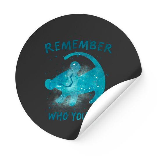 Disney The Lion King Simba Remember Who You Are Splatter Stickers