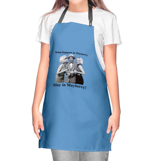 Andy Griffith show Kitchen Aprons Barney Fife Kitchen Aprons Mayberry Kitchen Aprons Fun Girls Kitchen Aprons