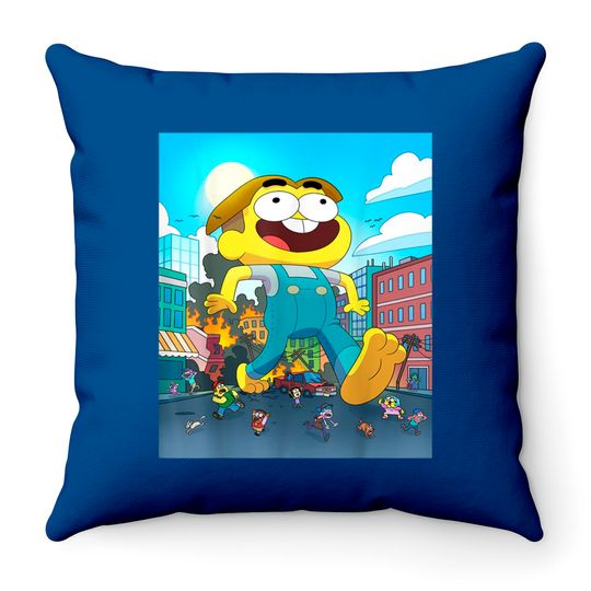 Disney Big City Greens Cricket Exclusive Throw Pillows Unisex Throw Pillows
