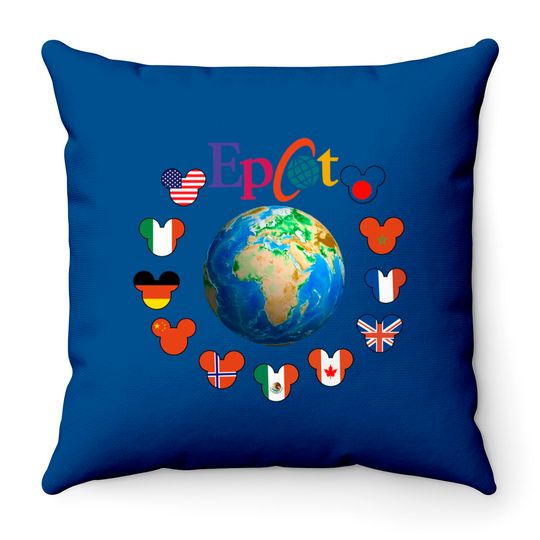 Epcot World Traveler List Of Epcot Countries Disney Matching Family 2022 Throw Pillows
