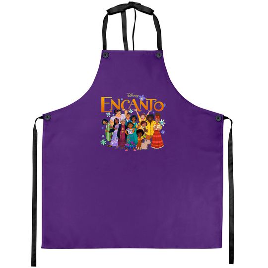 Family Group Portrait Encanto Disney Aprons