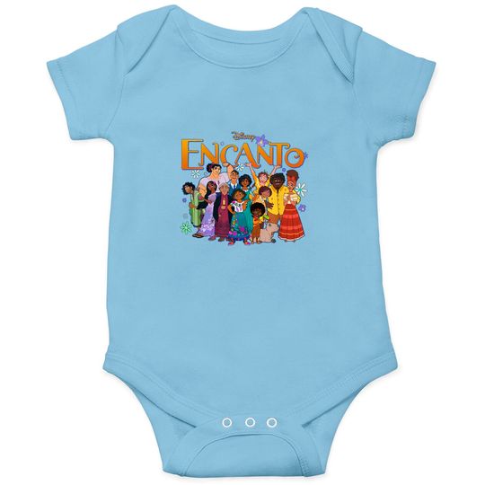 Family Group Portrait Encanto Disney Onesies