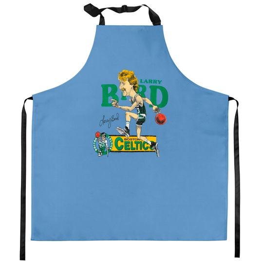 New Larry Bird Vintage 1980s Boston Kitchen Aprons Size USA