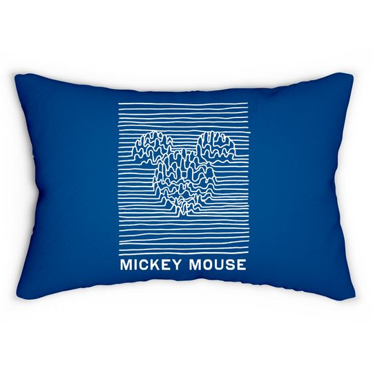Disney Unisex Lumbar Pillow: Mickey Mouse Unknown Pleasures