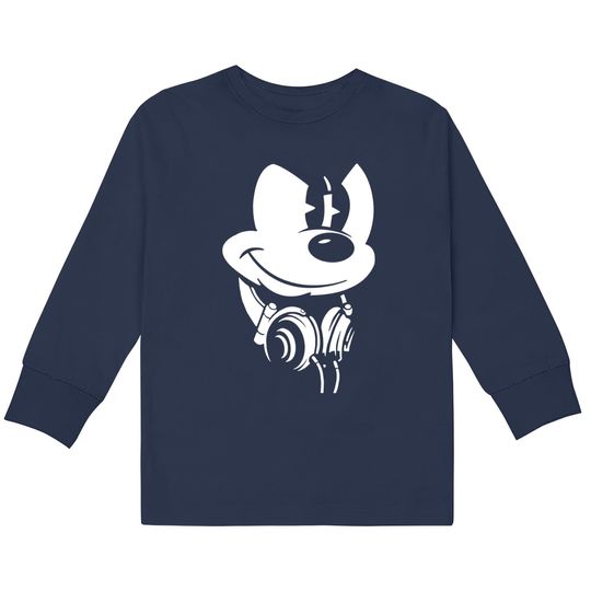 Discover Mickey Mouse Headphones Hip Hop Style Disney  Kids Long Sleeve T-Shirts
