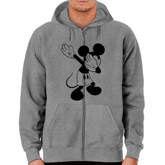 Dabbing Mickey Zip Hoodies , Mickey Ears ,Disney Zip Hoodies