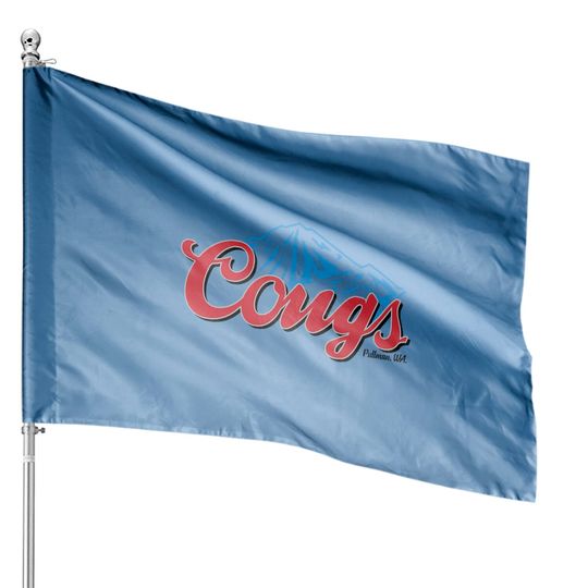 WSU Cougs light - Blue - Wsu Cougs Light - House Flags
