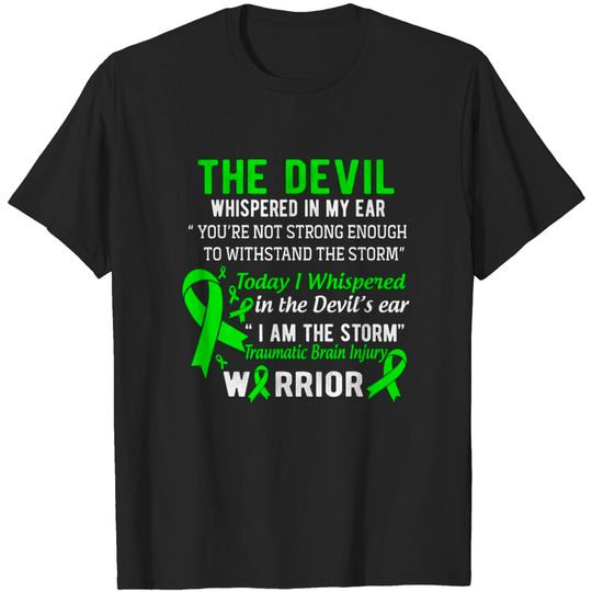 Discover I Am The Storm Traumatic Brain Injury Warrior T-Shirt