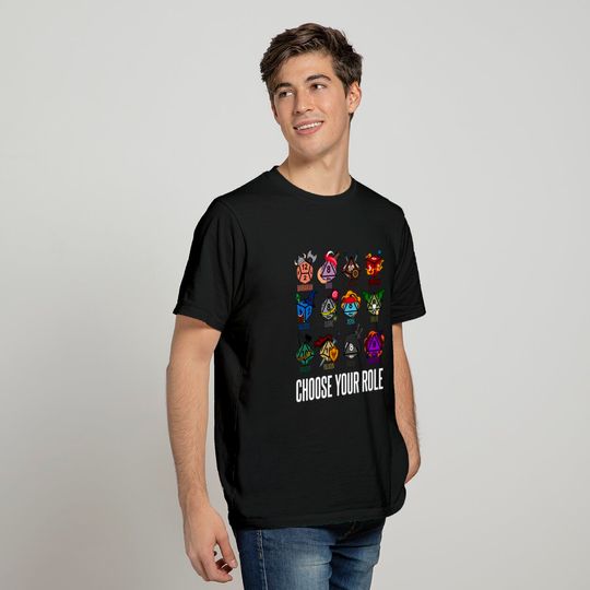 D&D Character Class Hit Dice - Dungeons And Dragons - T-Shirt