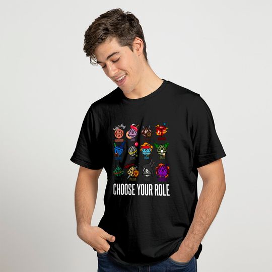 D&D Character Class Hit Dice - Dungeons And Dragons - T-Shirt