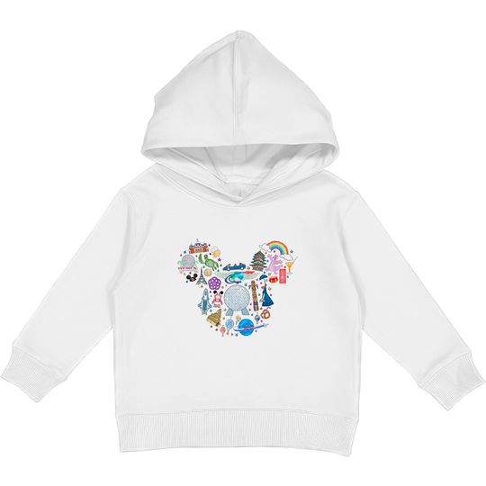 Disney Epcot Vacation Family Matching Kids Pullover Hoodies