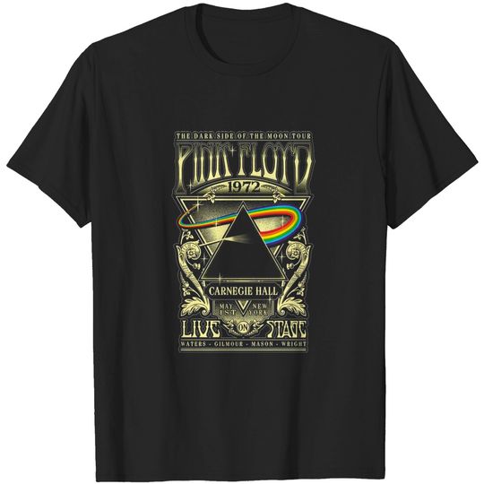 Pink Floyd Dark Side of the Moon Tour 72 GR Tee T-Shirt