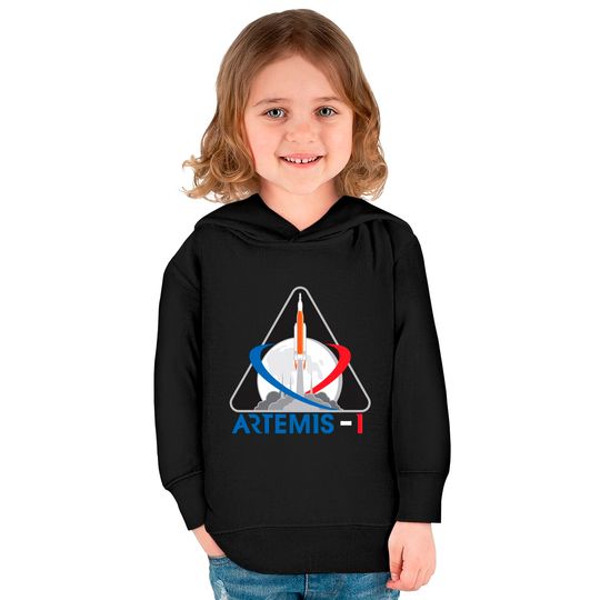 Nasa Artemis 1 - Artemis - Kids Pullover Hoodies