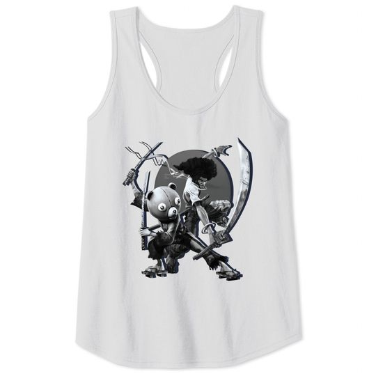 Black ' N White Samurai - Afroman - Tank Tops