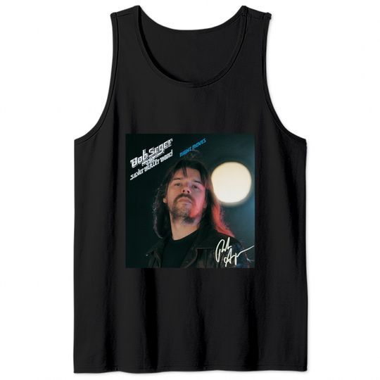 Bob Seger Night Moves Signature T Shirt, Bob Seger Night Tank Tops, Music Tee, Vintage Band shirt, Classic Rock Shirt