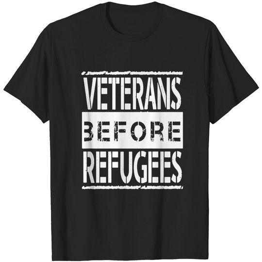 Discover Veterans Before Refugees T-shirt