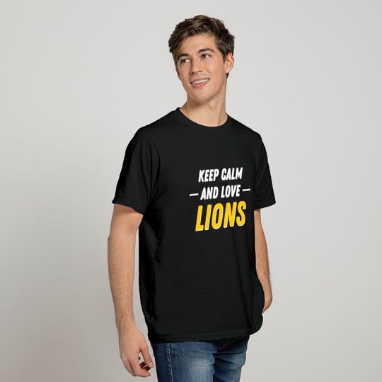 Lion Love Calm Wildcat Lioness Wild Predator Roar T-shirt