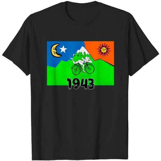 Discover Bicycle Day 1943 LSD Acid Hofmann Trip TShirt T-shirt