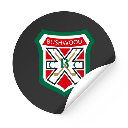 BUSHWOOD CC Country Club Logo - Caddyshack - Stickers