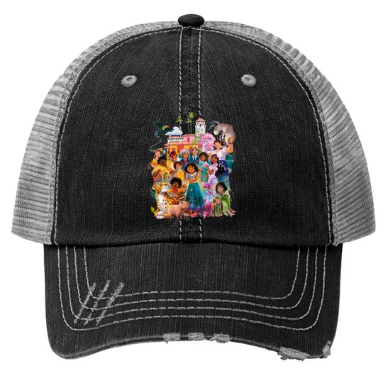 Disney Encanto Trucker Hats, Disney Madrigal Family Trucker Hats, Camillo Encanto Trucker Hats