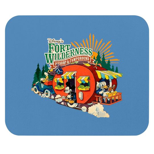 Vintage Disney Mouse Pads, Fort Wilderness Mouse Pads