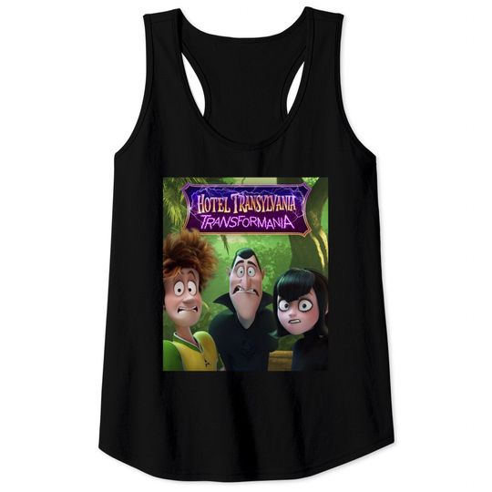 Hotel Transylvania Transformania 4 Mavis Dracula and Jonathan Loughran Classic Tank Tops