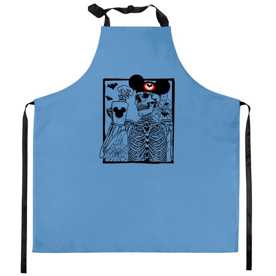 Disney Skeleton Mickey Skeleton Kitchen Aprons