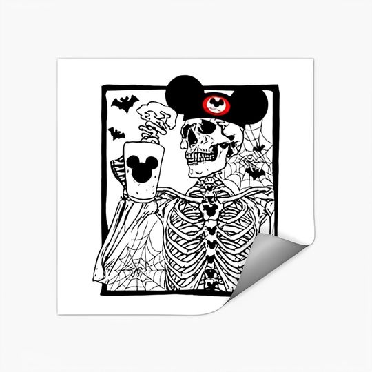 Disney Skeleton Mickey Skeleton Stickers