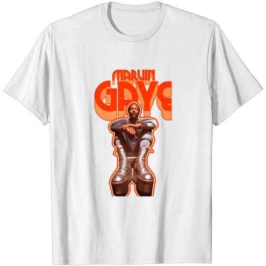 Marvin Gaye Ain't No Platform Boots High Enough FanArt - Marvin Gaye - T-Shirt