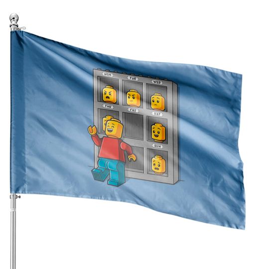 Friday Face - Lego - House Flags