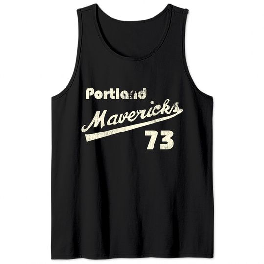 Portland Mavericks Retro Defunct Baseball Jersey - Baseball - Tank Tops